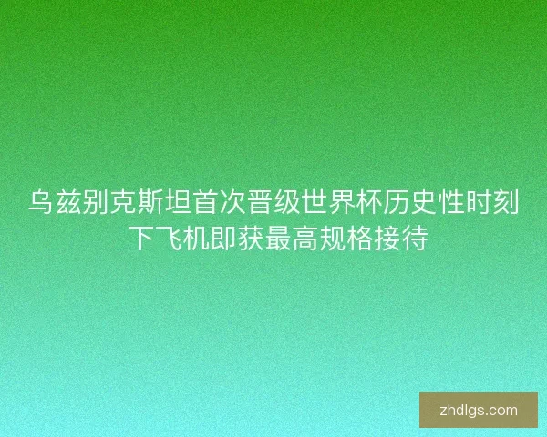 乌兹别克斯坦首次晋级世界杯历史性时刻 下飞机即获最高规格接待 乌兹别克斯坦首次晋级世界杯历史性时刻 下飞机即获最高规格接待